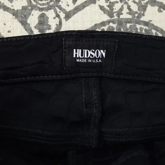 Hudson Animal Print Barbara High Rise Skinny Pants - Picture 5 of 15